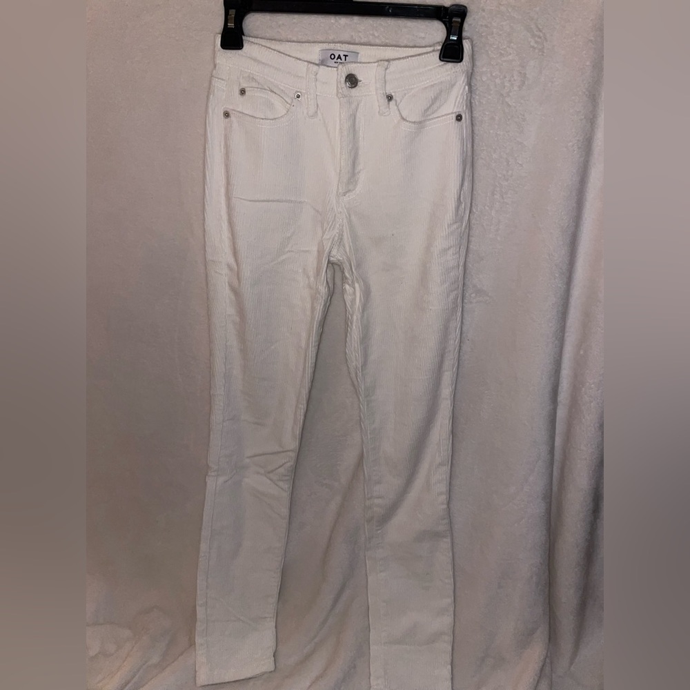 OAT White Corduroy Pants